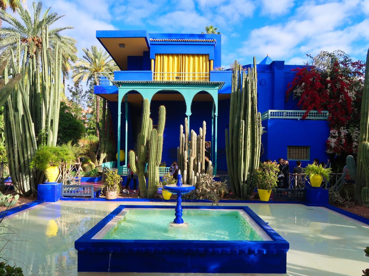Jardin Majorelle ngôi nhà xanh rực rỡ tại marrakech