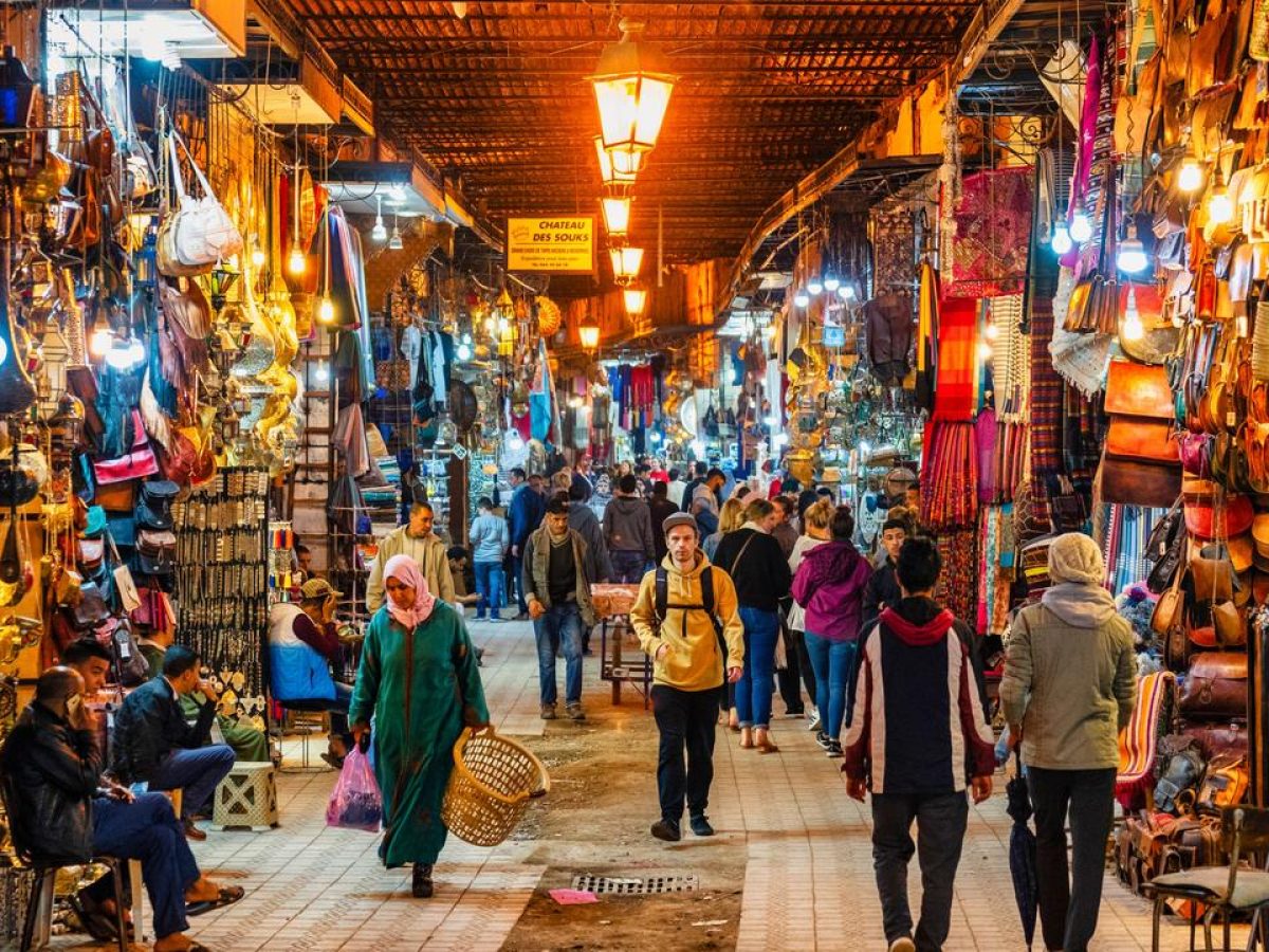 khám phá chợ Marrakech tại ma rốc